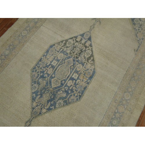 White and Blue Persian Tribal Rug No. j1767