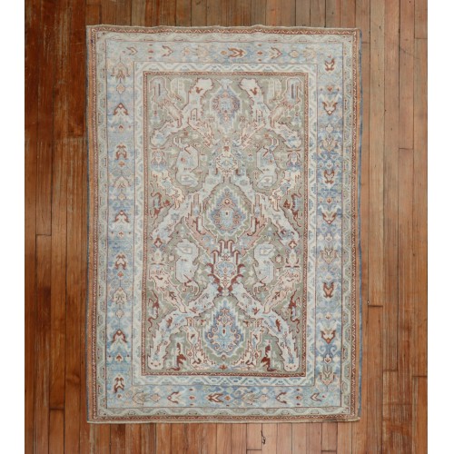 Tabriz Dragon Motif Scatter Rug No. j1778 