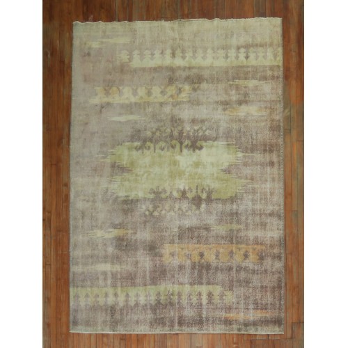 Lavender Field Turkish Shabby Chic Rug No. j1836