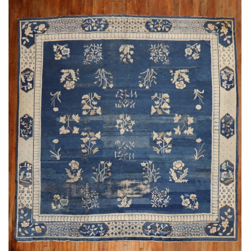 Square 19th Century Chinese Rug No. j1948