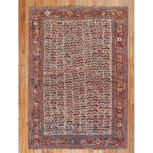 Antique Morghi Chicken Shiraz Rug No. j1976