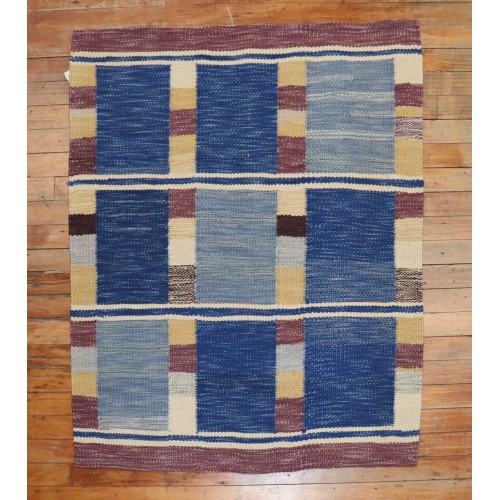 Abstract Scandinavian Kilim No. j1990