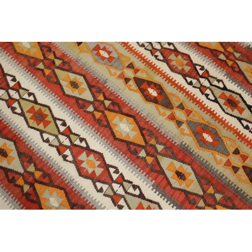 Tribal Rustic Turkish Kilim No. j2024