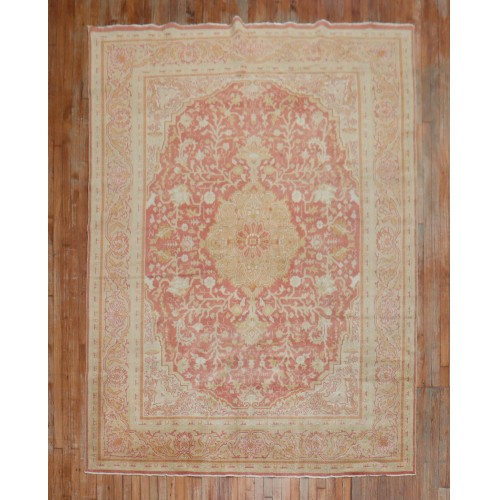 Soft Red Gold Antique Oushak No. j2043