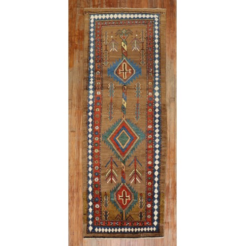 Spectacular Tribal Persian Serab Runner No. j2093