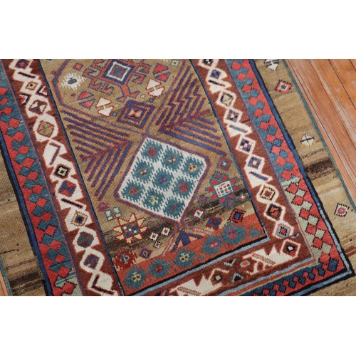 Tribal Persian Camel Hair Serab Runner No. j2118