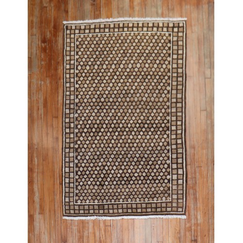 Brown Persian Deco Rug No. j2134