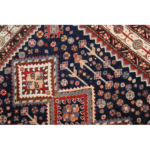 Navy Persian Tribal Shiraz Rug No. j2186