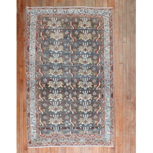 Bakhtiari Accent Antique Rug No. j2265