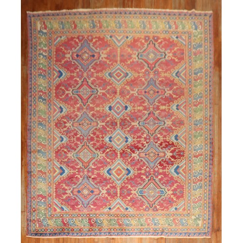 Radiant Colorful Indian Vintage Room Size Rug No. j2295