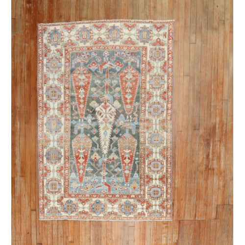 Large Motif Persian Bakhtiari Rug No. j2323