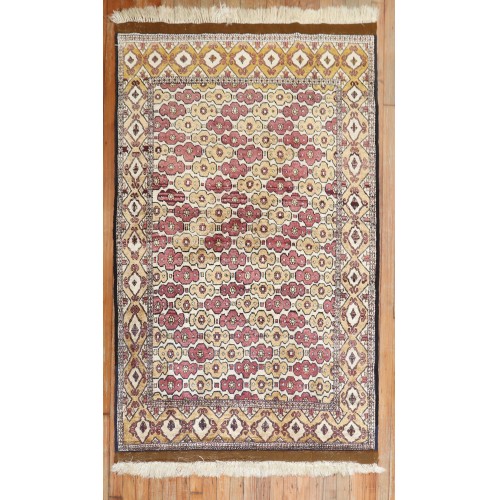 Silk Afghan Rug No. j2332