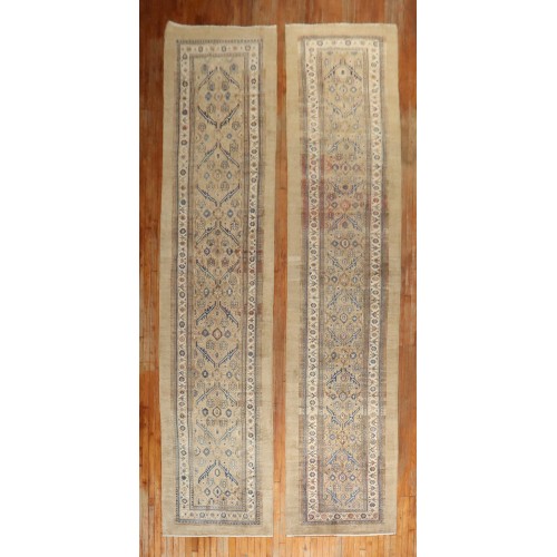 Pair of Antique Serab Runners No. j2359