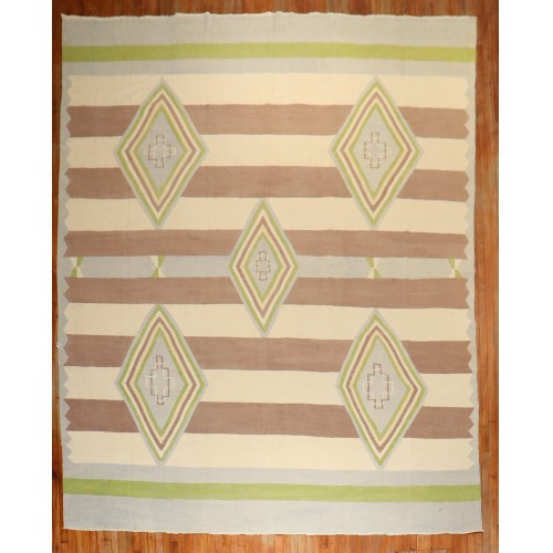 Large Pastel Turkish Kilim No. j2373