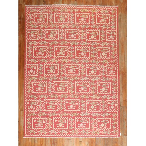 Red Floral Besserabian Kilim No. j2374