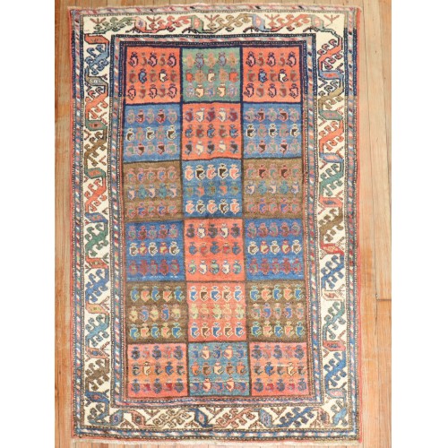 Garden Box Persian Bakhtiari Rug  No. j2377