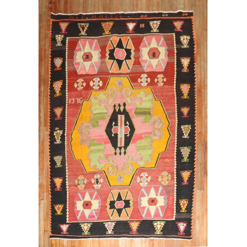 Colorful Kilim No. j2398