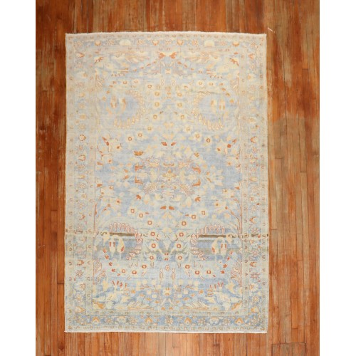 Light Blue Persian Lilihan Foyer Rug No. j2423