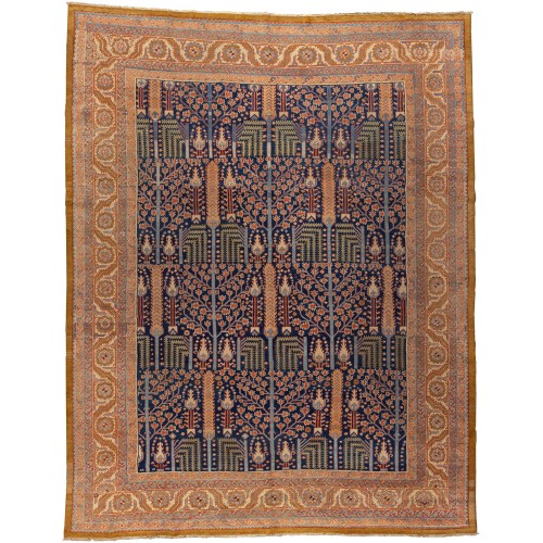 Stunning Antique Persian Bakshaish Rug No. j2435