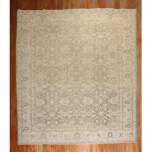 Green Brown Persian Malayer Rug No. j2438