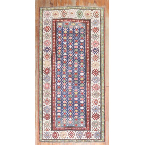 Caucasian Kuba Small Antique Runner No. j2445