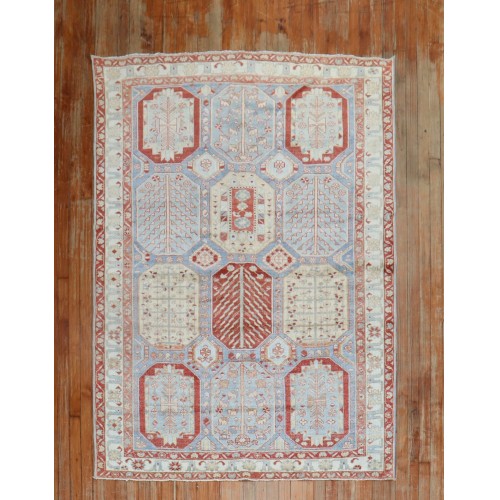 Sky Blue Persian Bakhtiari Rug No. j2460