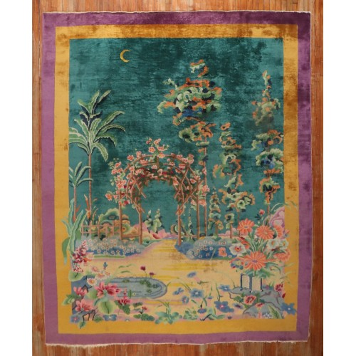 Antique Chinese Art Deco Carpet No. j2490