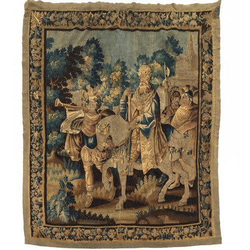 Mid 18th Century French Tapestry of Charlemagne No. j2496