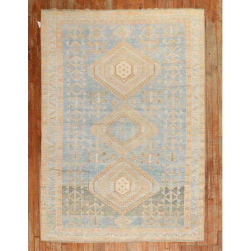 Tribal Light Blue Malayer Rug No. j2534