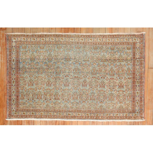 Antique Persian Senneh Throw rug No. j2572