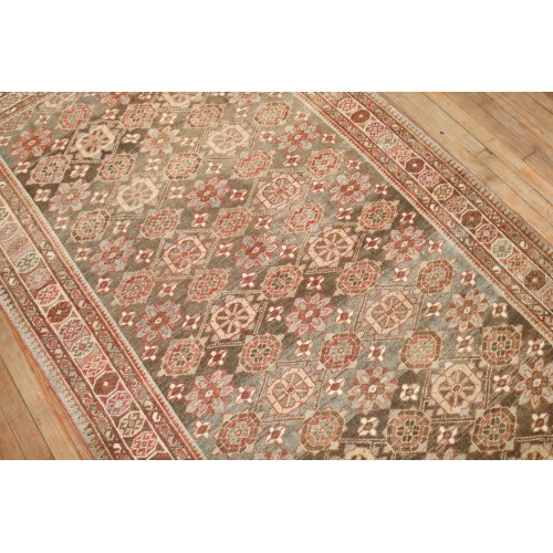 Brown Antique Persian Veramin Rug No. j2611