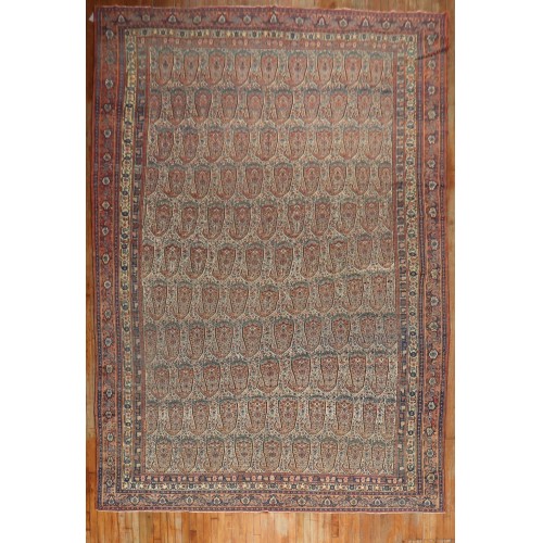 Large Corridor Antique Senneh Rug No. j2612