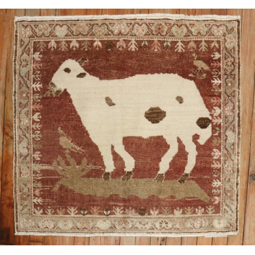 Brown Turkish Goat Rug No. j2629