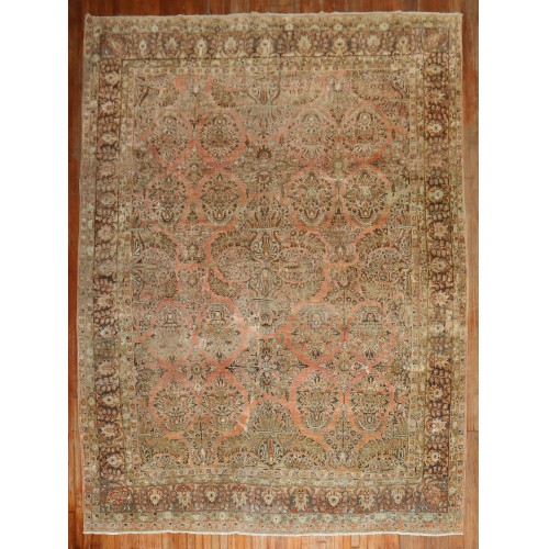 Terracotta Antique Persian Rug No. j2635