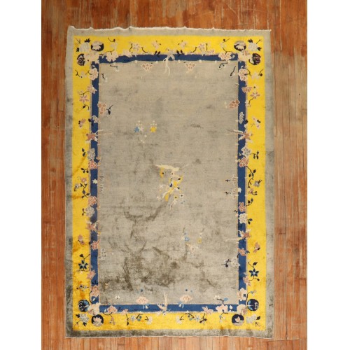 Antique Chinese Peking Silver Rug No. j2645