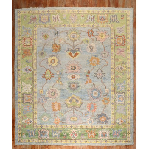 Vintage Inspired Oushak Carpet No. j2664