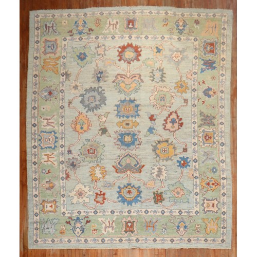 Blue Vintage Inspired Carpet No. j2667