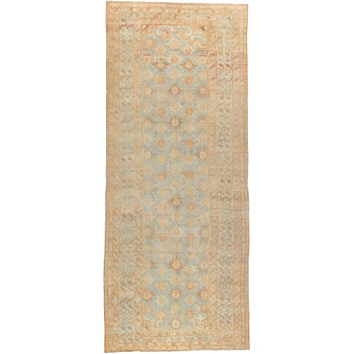 Light Blue Antique Malayer Corridor Gallery Rug No. j2673