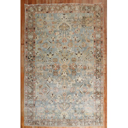 Worn Persian Accent Rug No. j2712