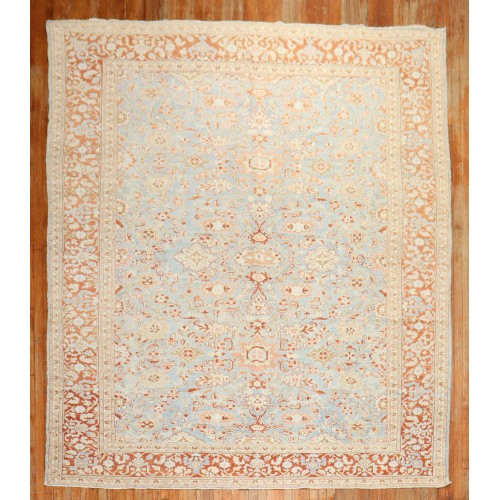 Blue Persian Antique Malayer Rug No. j2718