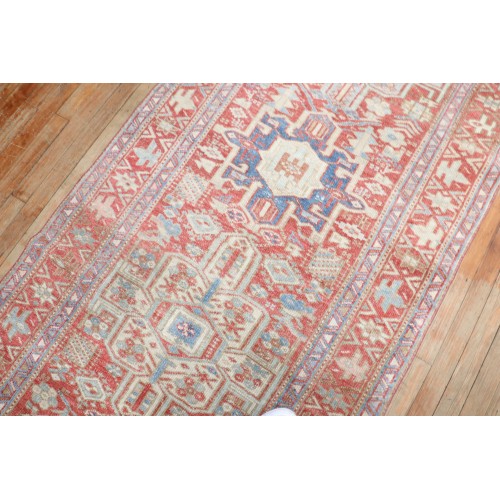 Wide Persian Heriz Runner No. j2820