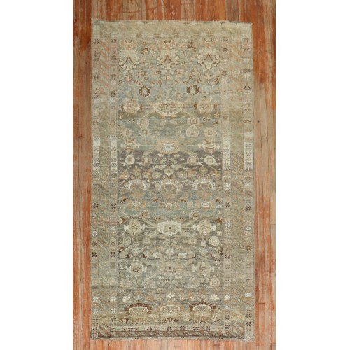 Green Antique Persian Kurd Rug No. j2831