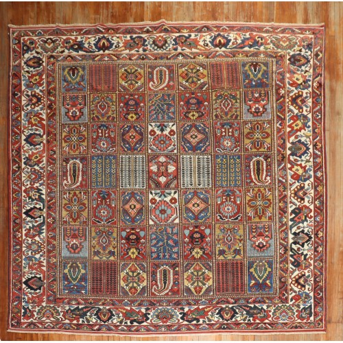 Square Persian Bakhtiari Room Size Rug No. j2878