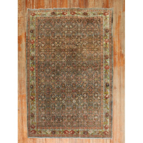 Moody Antique Persian Bidjar Rug No. j2932