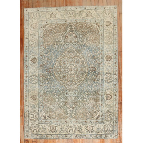 Green Formal Persian Tabriz Rug No. j2958