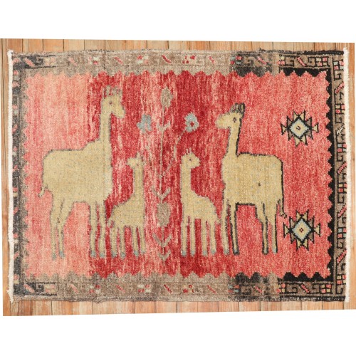 Llamma Turkish Mini Rug No. j2974