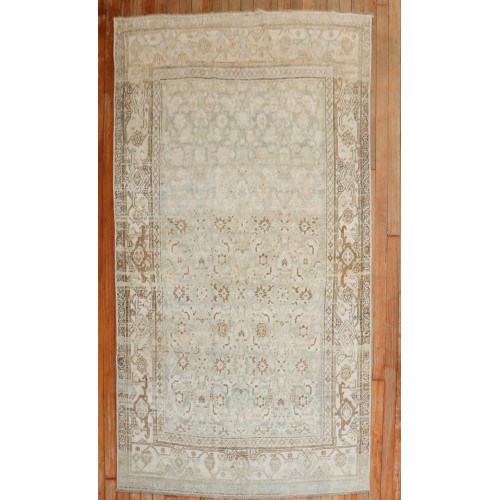 Pale Green Antique Bidjar Rug No. j3027