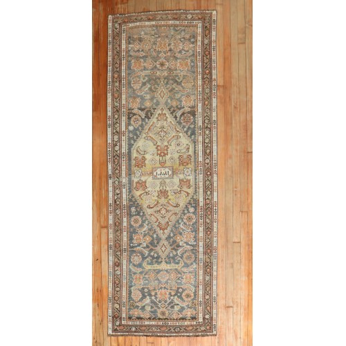 Kurdish Antique Persian Medallion Runner No. j3034