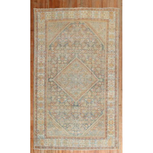 Antique Mahal Rug With MInt Green No. j3042