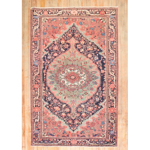 Antique Jozan Persian Sarouk Ferehan Rug No. j3060